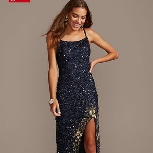 NWT David’s Bridal embellished prom dress, size 4